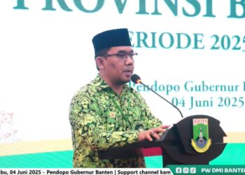 KH Ibnu Baliran Puji Semangat Kebersamaan di Pelantikan DMI Banten 2025
