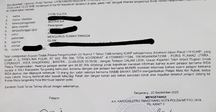 Istri Anggota Banser Diduga Korban Pengeroyokan Bahar Smith Resmi Lapor Polisi