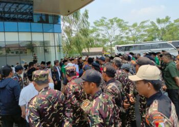 Ansor Banser Tangerang Geruduk Polres Minta Bahar Smith Cs Segera Diproses Hukum