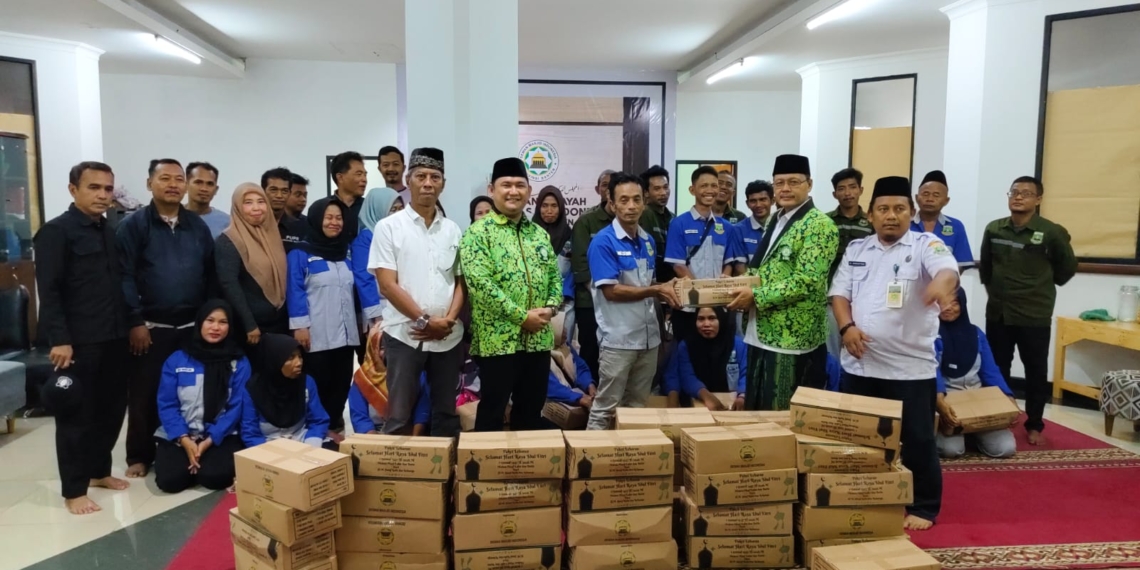 DMI Banten Salurkan Paket Sembako Ramadhan, Apresiasi Nyata untuk Petugas Masjid Raya Al-Bantani