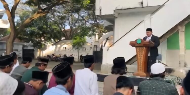 Salat Iduladha di Pesantren Nahdlatul Ulum Kresek Banten Berlangsung Khidmat