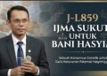 Dr. Sugeng Sugiharto: J-L859 Untuk Bani Hasyim Ijma Sukuti