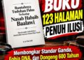 BUKU 123 HALAMAN PENUH ILUSI: Membongkar Standar Ganda, Fobia DNA, dan Dongeng 600 Tahun