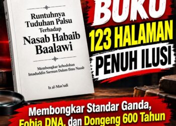BUKU 123 HALAMAN PENUH ILUSI: Membongkar Standar Ganda, Fobia DNA, dan Dongeng 600 Tahun