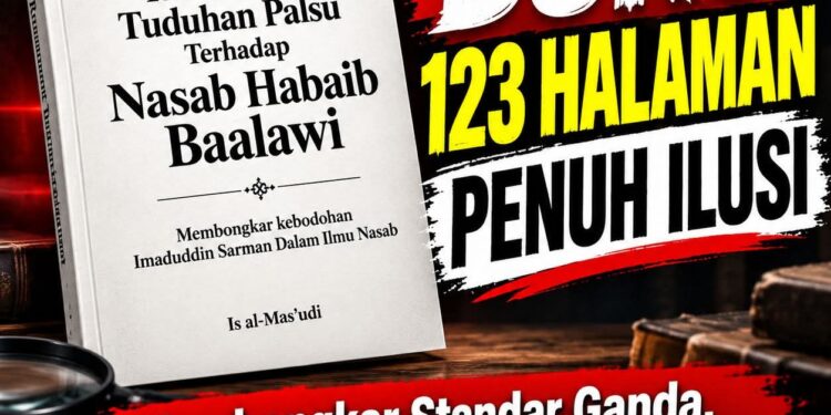 BUKU 123 HALAMAN PENUH ILUSI: Membongkar Standar Ganda, Fobia DNA, dan Dongeng 600 Tahun
